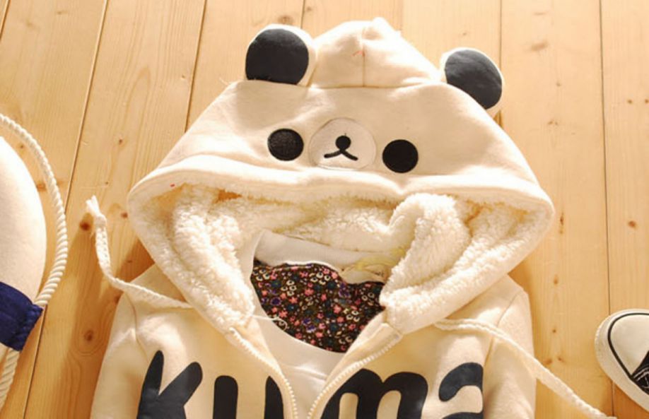Sweatshirts with ears on the hood. Hoodie with ears